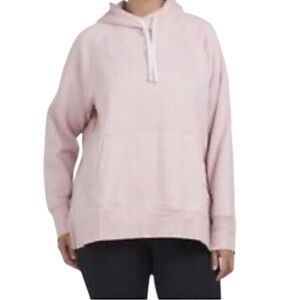 Under Armour Plus Women's Rival Cotton Fleece Hoodie sweatshirt - 1X- Light Pink